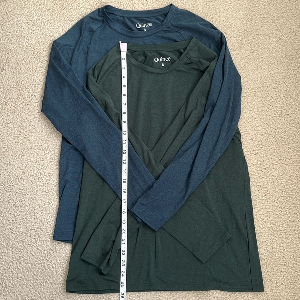 QUINCE Flowknit Breeze Performance Long Sleeve Tee (TWO PACK)
